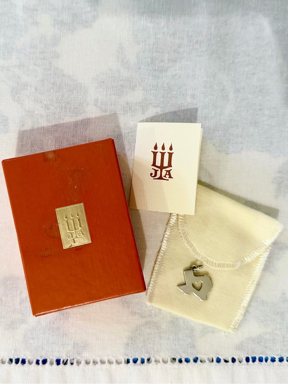 James Avery Deep In The Heart of Texas Sterling Silver Charm with Box